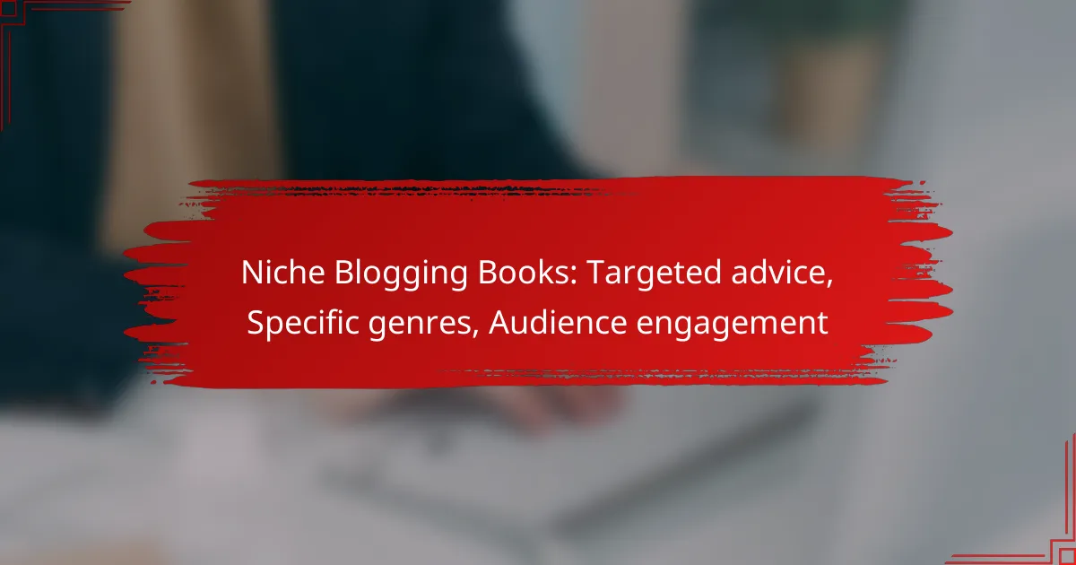 Niche Blogging Books: Targeted advice, Specific genres, Audience engagement